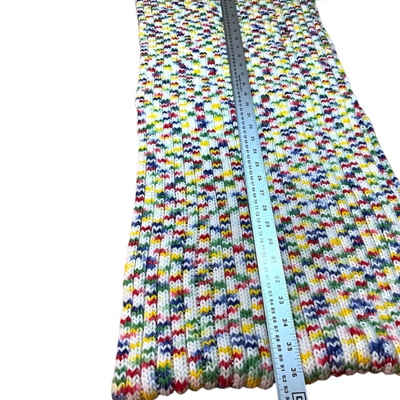 COLOUR ME COURTNEY 72” Long Acrylic Scarf Confetti Knit - Picture 4 of 9